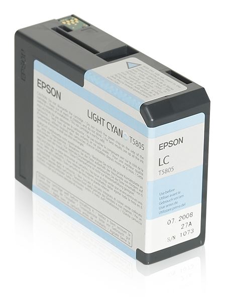 Epson C13T580500/T5805 Ink cartridge light cyan 80ml for Epson Stylus Pro 3800/3880