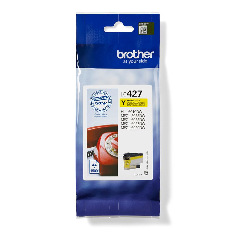 Brother LC-427Y Ink cartridge yellow, 1.5K pages ISO/IEC 24711 for Brother MFC-J 5955