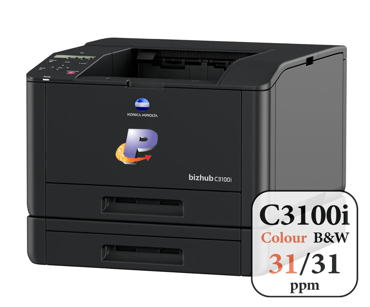 Konica Minolta bizhub C3100i A4 Colour Laser Printer Left Side
