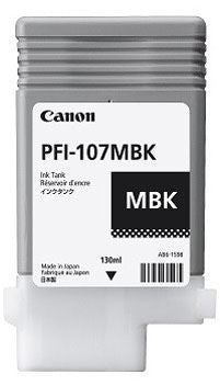 Canon 6704B001/PFI-107MBK Ink cartridge black matt 130ml for Canon IPF 670/680