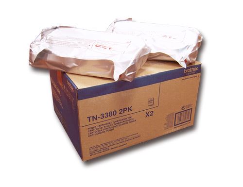 Brother TN-3380TWIN Toner-kit high-capacity twin pack, 2x8K pages ISO/IEC 19752 Pack=2 for Brother HL-5450/6180