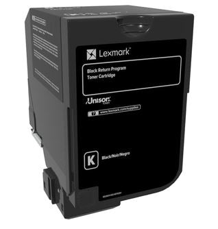 Lexmark 74C20K0 Toner-kit black return program, 3K pages ISO/IEC 19798 for Lexmark CS 720/725/CX 725