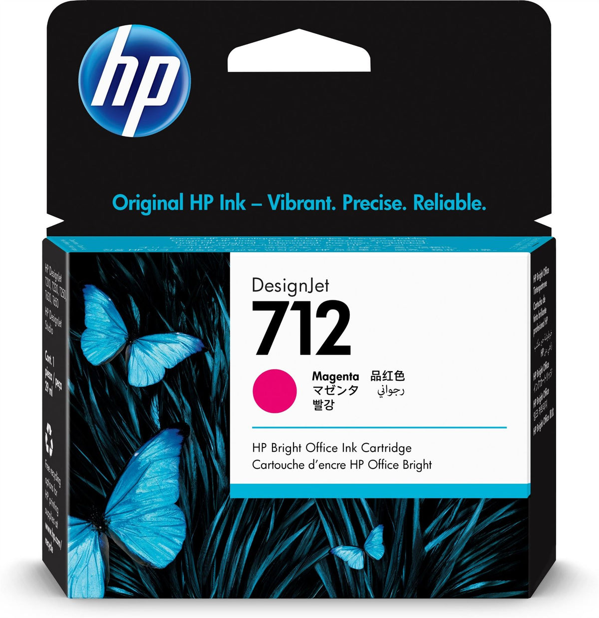 HP 3ED68A/712 Ink cartridge magenta 29ml for HP DesignJet T 200