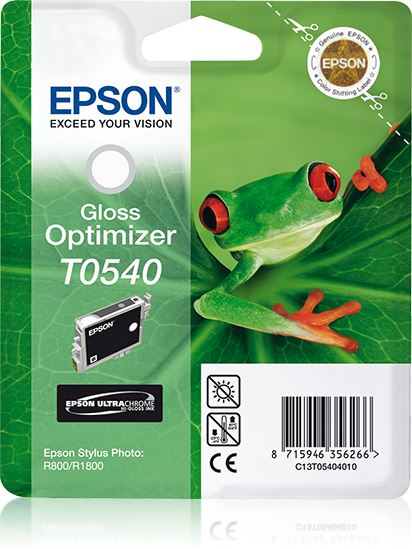 Epson C13T05404010/T0540 Ink cartridge Glossy Optimizer, 400 pages ISO/IEC 24711 13ml for Epson Stylus Photo R 800
