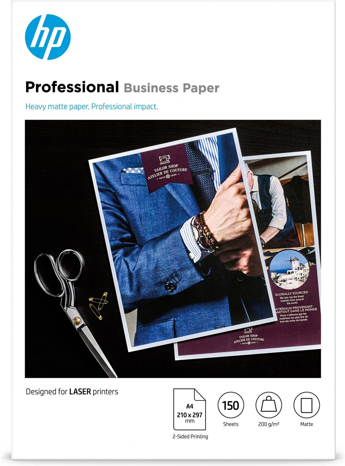 HP Professional Business Paper, Matte, 200 g/m2, A4 (210 x 297 mm), 150 sheets