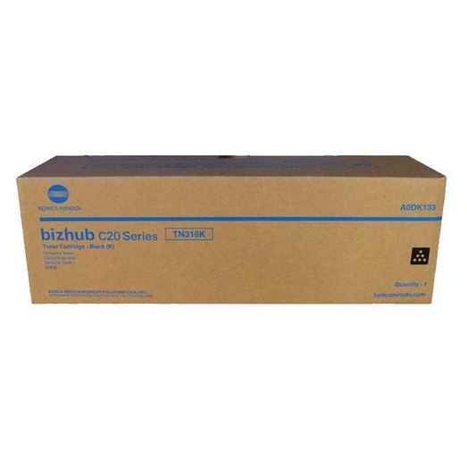 Konica Minolta A0DK153/TN-318K Toner black high-capacity, 8K pages/5% for KM Bizhub C 20