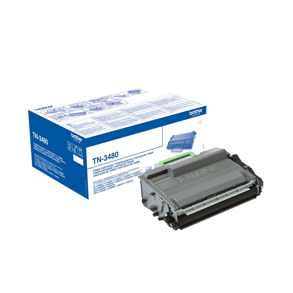 Brother TN-3480 Toner-kit, 8K pages ISO/IEC 19752 for Brother HL-L 5000/6250/6400