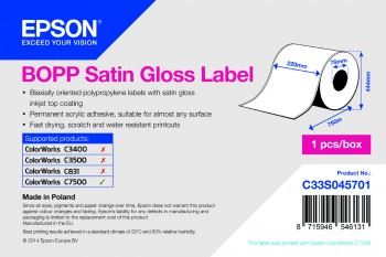 Epson BOPP SG Coil 220mm x 750lm White