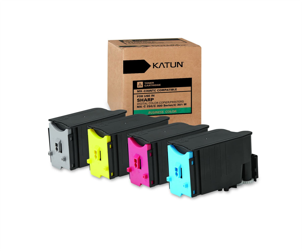 Katun 47897 Toner-kit black, 6K pages (replaces Sharp MXC30GTB) for Sharp MX-C 250 F