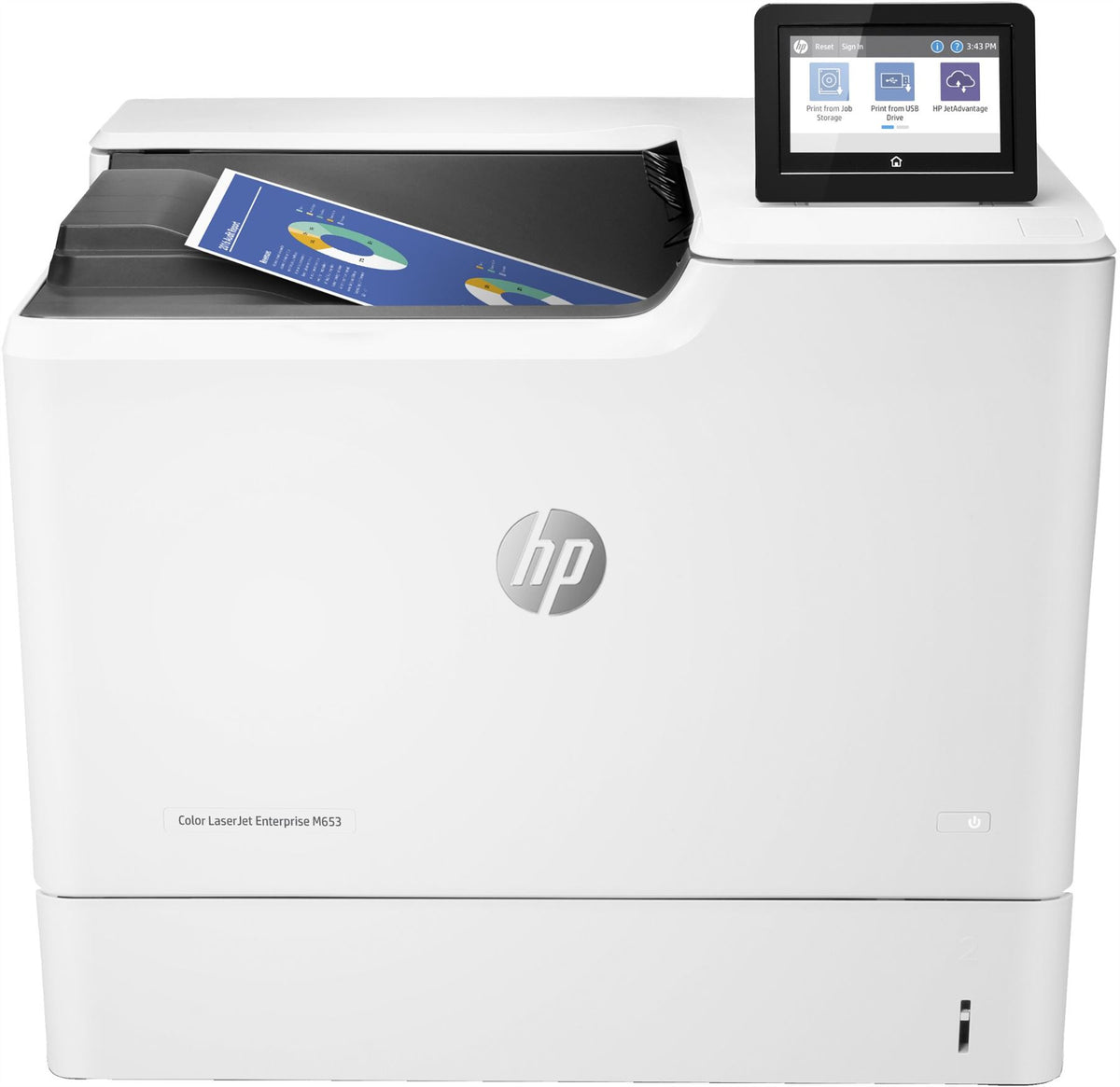 HP Color LaserJet Enterprise M653dn, Print