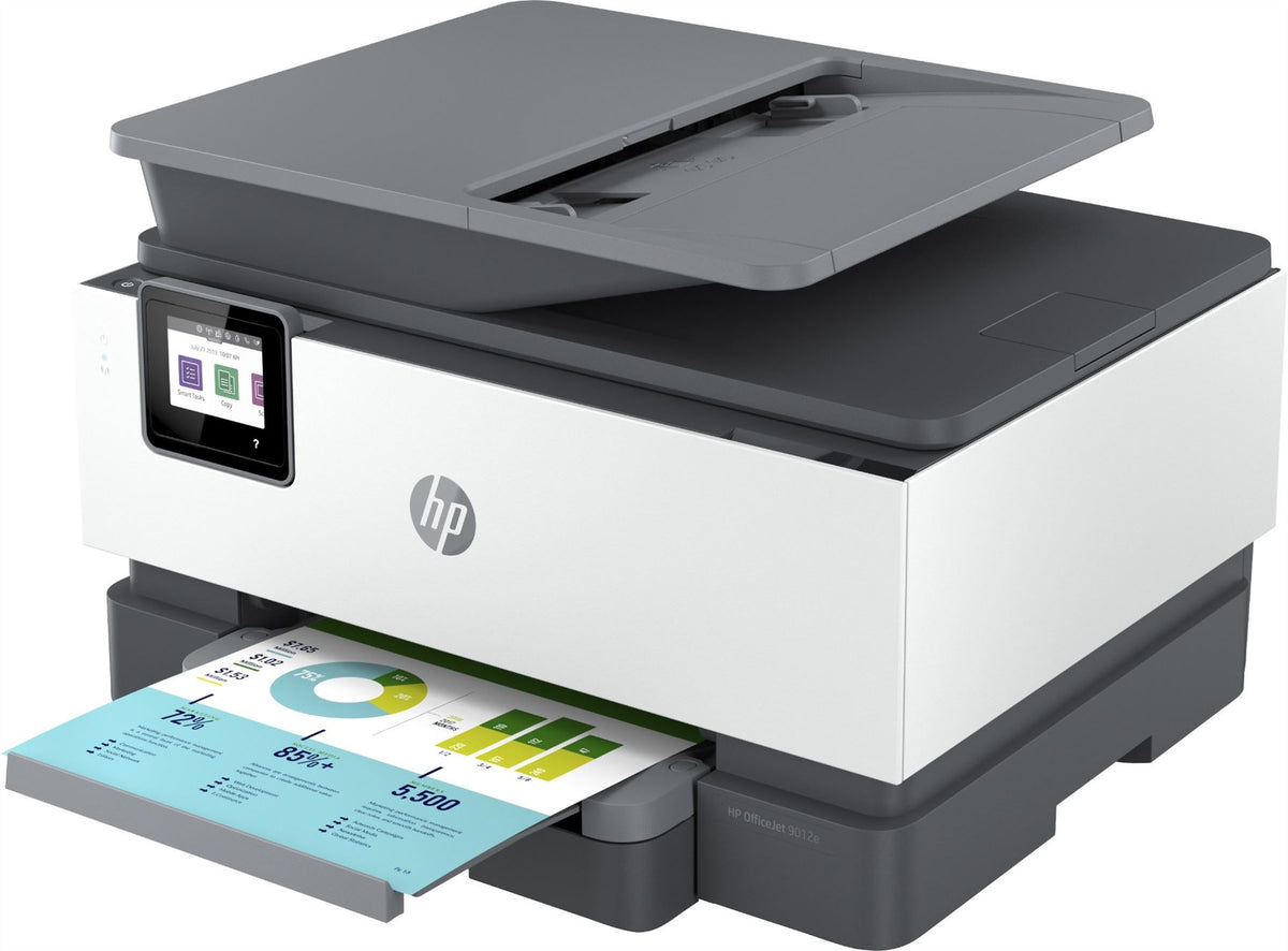 HP OfficeJet Pro HP 9012e All-in-One Printer, Color, Printer for Small office, Print, copy, scan, fax, HP+; HP Instant Ink eligible; Automatic document feeder; Two-sided printing