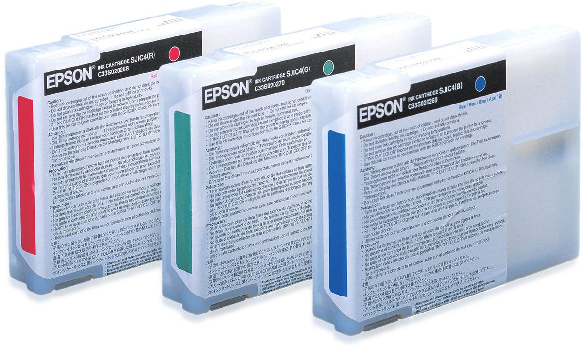 Epson C33S020268/SJIC-4-R Ink cartridge red 5.500.000 signs for Epson TM-J 2100