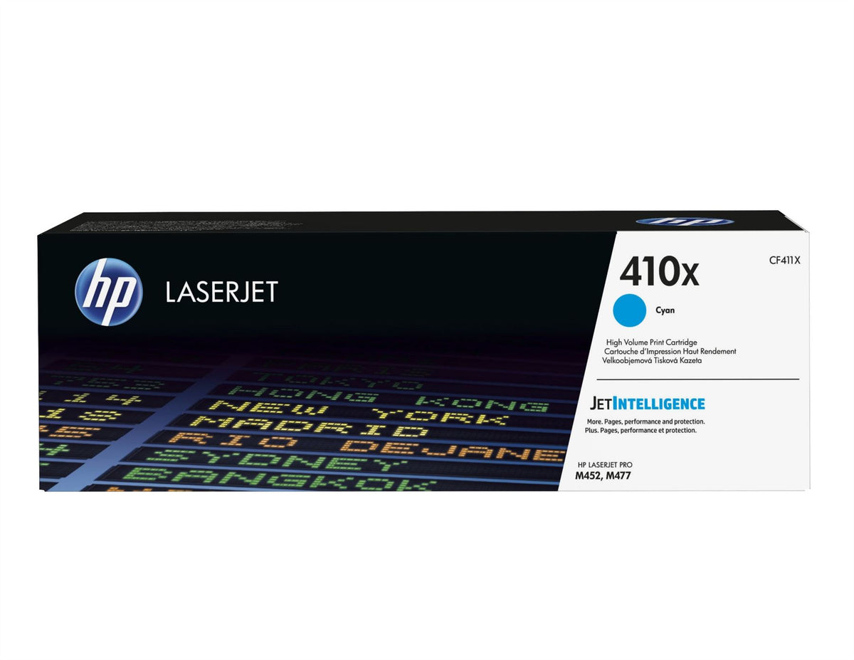 HP CF411X/410X Toner cartridge cyan high-capacity, 5K pages ISO/IEC 19798 for HP Pro M 452