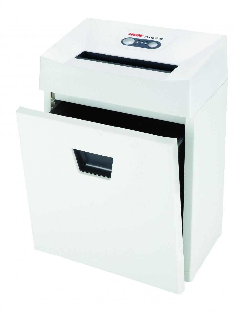 HSM Pure 320 3.9x30mm document shredder, security level 4, cross cut, 8 sheet