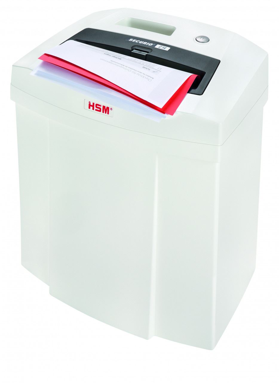 HSM SECURIO C14 4x25mm document shredder, security level 4, cross cut, 6 sheet