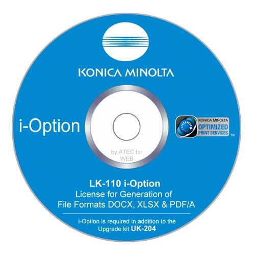 Konica Minolta LK-110 i-Option Editable OCR Functionality- includes LK-102 &amp; LK-105