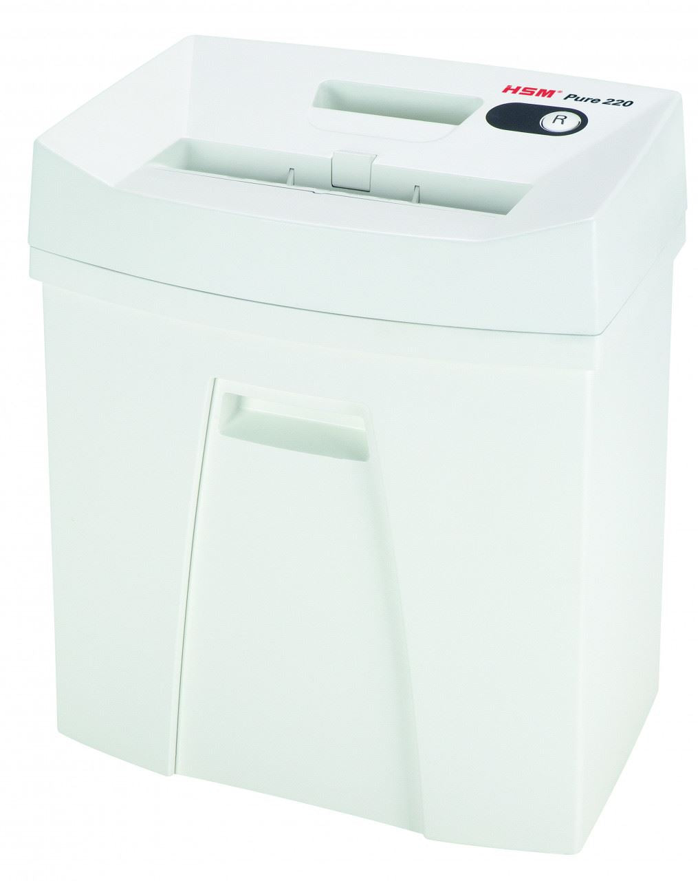 HSM Pure 220 3.9mm document shredder, security level 2, strip cut, 13 sheet