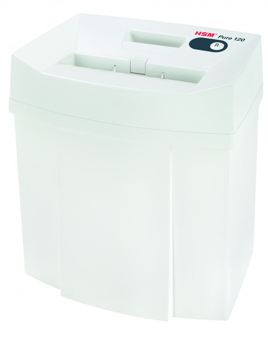 HSM Pure 120 3.9mm document shredder, security level 2, strip cut, 12 sheet