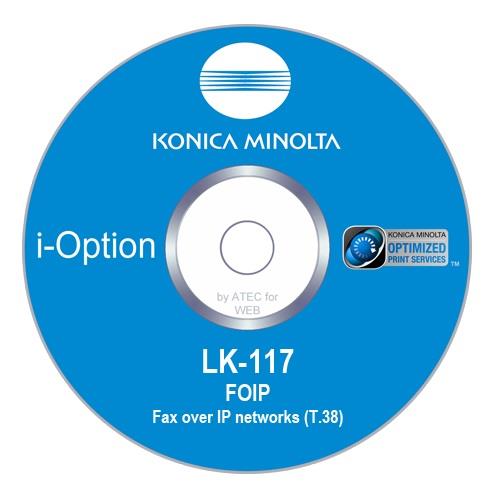 Konica Minolta LK-117 Fax-over-IP (FOIP) (T.38), Fax kit is required