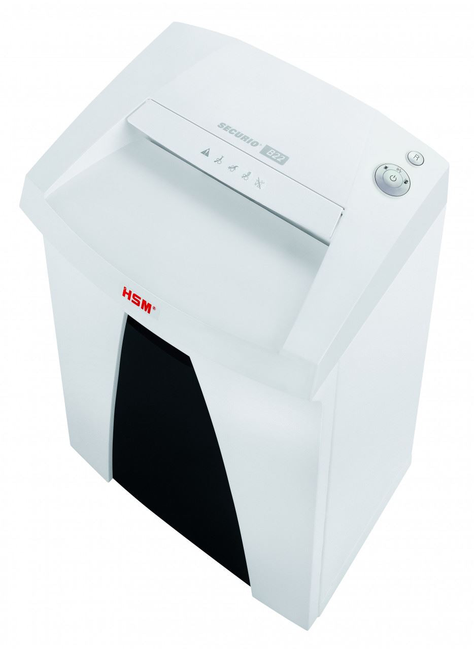 HSM SECURIO B22 1.9x15mm document shredder, security level 5, cross cut, 9 sheet