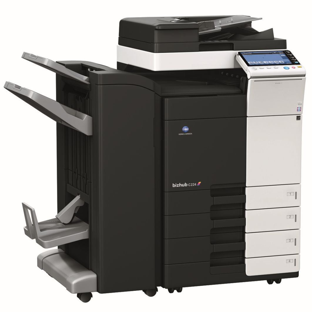 Konica Minolta bizhub C224, 2GB RAM, Emperon-Contr., Bypass, Paper Cass. (2x500 sheets), HDD 250GB, Duplex Unit