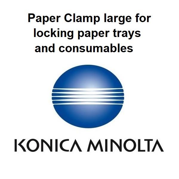 Konica Minolta Paper Clamp large for locking paper trays and consumables (doesn&#39;t fit with FS-535 or DK-510)